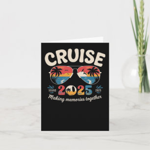 Carte Croisière 2025 - Esthétique De Vacances Rétro Pour