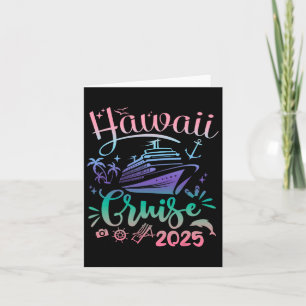 Carte Croisière à Hawaï 2025 Groupe de famille amis Vaca