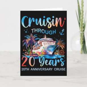 Carte Croisière à travers 20 ans Croisière 20e Anniversa
