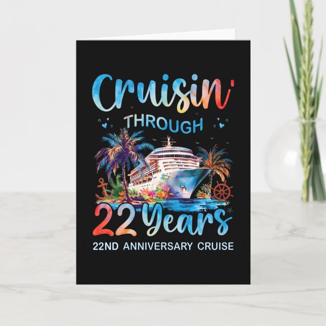 Carte Croisière à travers 22 ans Croisière du 22e annive (Devant)