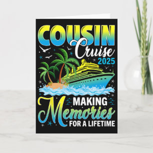 Carte Croisière avec cousin 2025 Créer des souvenirs pou