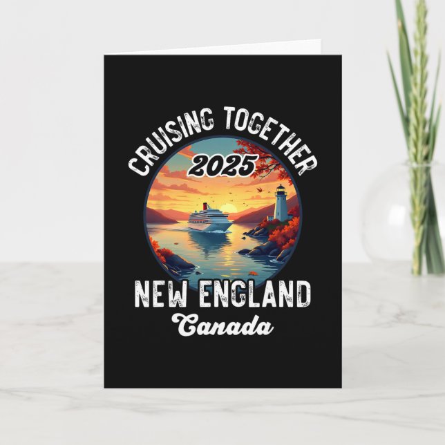 Carte Croisière Canada Nouvelle-Angleterre  (Devant)