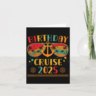 Carte Croisière d'anniversaire 2023 Croisière de bateau