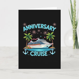 Carte Croisière d'anniversaire 2025 Couples assortis Cél