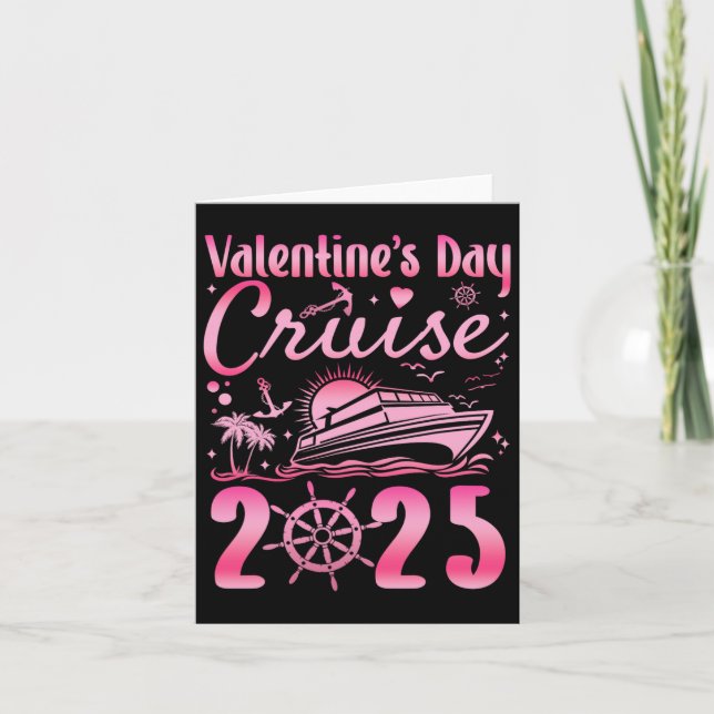 Carte Croisière de la Saint-Valentin 2025 Vacances Corre (Devant)