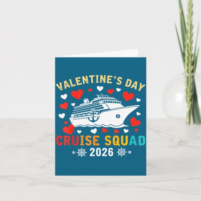Carte Croisière de la Saint-Valentin Équipage 2026 Navir (Devant)