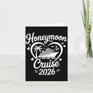 Carte Croisière de lune de miel 2026 Couples mariés Corr