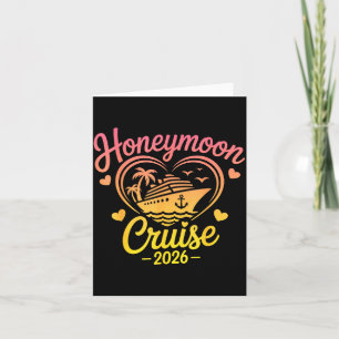 Carte Croisière de lune de miel 2026 Couples mariés Corr