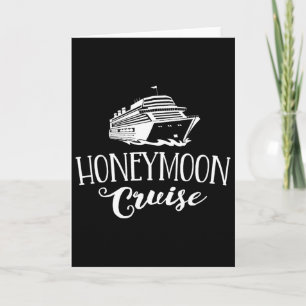 Carte Croisière de lune de miel Couples assortis Vacance