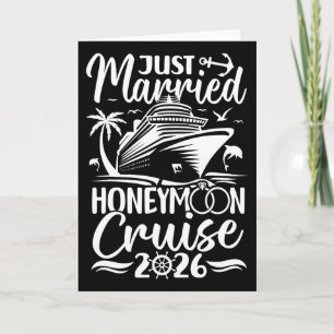 Carte Croisière de lune de miel pour couples assortis 20