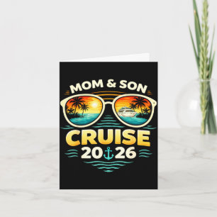 Carte Croisière de maman et de fils 2026 vacances assort