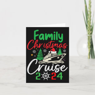 Carte Croisière de Noël en famille 2024 Merry Cruisemas