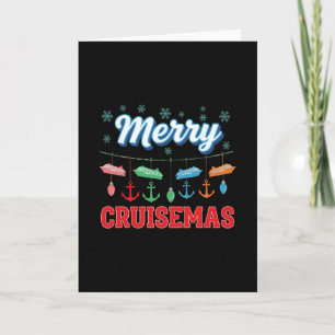 Carte Croisière de Noël en famille Merry Cruisemas 2025
