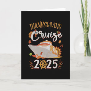 Carte Croisière de Thanksgiving 2025 Groupe de correspon
