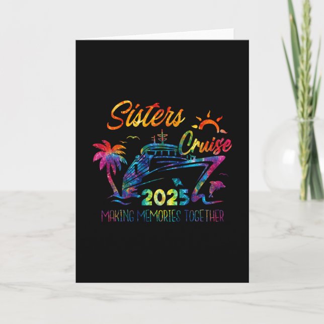 Carte Croisière des Sœurs 2025 Création de Souvenirs Ens (Devant)