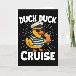 Carte Croisière Duck Duck - Bateau de croisière pour amo