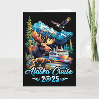 Carte Croisière en Alaska 2025 Groupe de famille et d'am