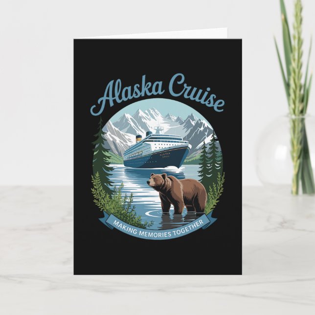 Carte Croisière en Alaska Créer des souvenirs ensemble V (Devant)