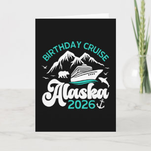 Carte Croisière en Alaska pour anniversaire 2026 Voyage