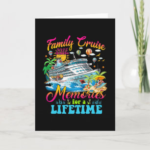 Carte Croisière en famille créant des souvenirs pour tou