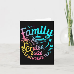 Carte Croisière en famille Création de souvenirs Vacance