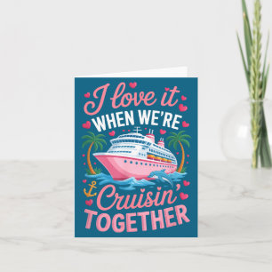 Carte Croisière ensemble valentines assortis pour couple