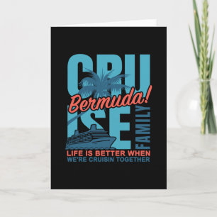 Carte Croisière familiale aux Bermudes Tenues assorties