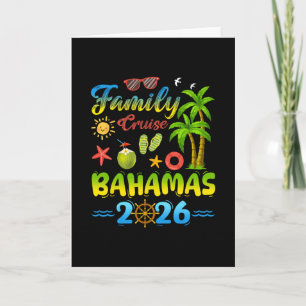 Carte Croisière familiale Byhamas 2026 Cadeau de vacance
