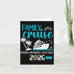 Carte Croisière familiale Vacances d'été 2026 tenue asso
