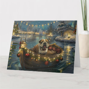 Carte Croisière festive de Noël du Bulldog