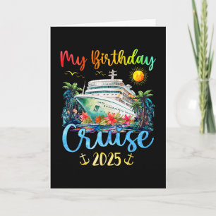 Carte Croisière festive pour mon anniversaire 2025 Homme