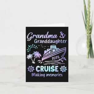 Carte Croisière grand-mère petite-fille 2025 souvenirs n