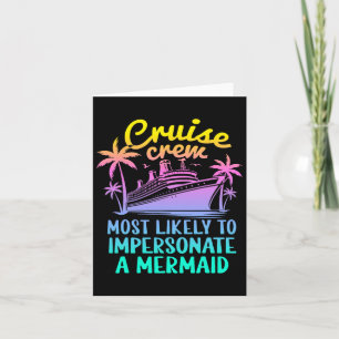 Carte Croisière Les Plus Susceptibles D'Imiter Mermaid F