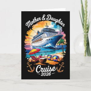 Carte Croisière mère-fille 2026 Voyage de vacances assor
