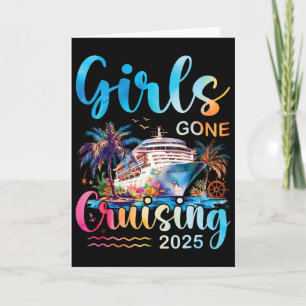 Carte Croisière pour filles 2025 Vacances sur un bateau 