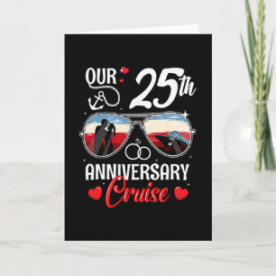 Carte Croisière pour les 25 ans de mariage Husnd Wif