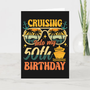 Carte Croisière pour mes 50 ans 50 ans Croisière