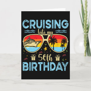 Carte Croisière pour mes 50 ans - Croisière 50e annivers
