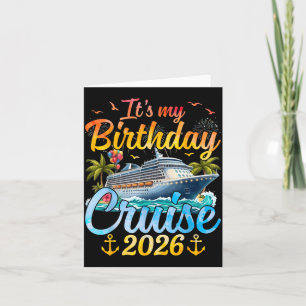 Carte Croisière pour mon anniversaire 2026 Croisière de