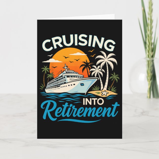 Carte Croisière vers la retraite Croisière tropicale drô (Devant)