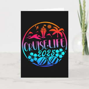 Carte Croisière Vie 2025 Vacances en famille T-shirt ass