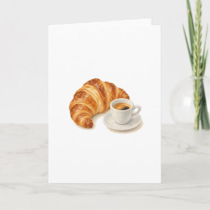 Carte Croissant et espresso