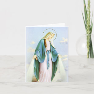 Carte Croissant MoonCard de Vierge Marie
