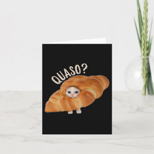 Carte Croissant Quasocat Mème Pour Femmes Croissan Vinta