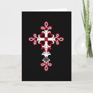 Carte Croix chrétienne