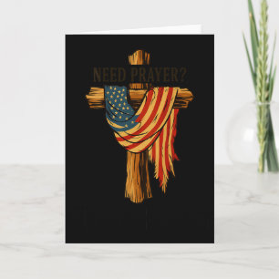 Carte Croix chrétienne Jésus me tape sur l'épaule F USA