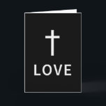 Carte Croix minimale chrétienne Amour Mode religieux sub<br><div class="desc">Croix minimale chrétienne Amour Foi moderne religieuse subtile</div>