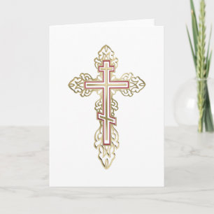 Carte Croix orthodoxe