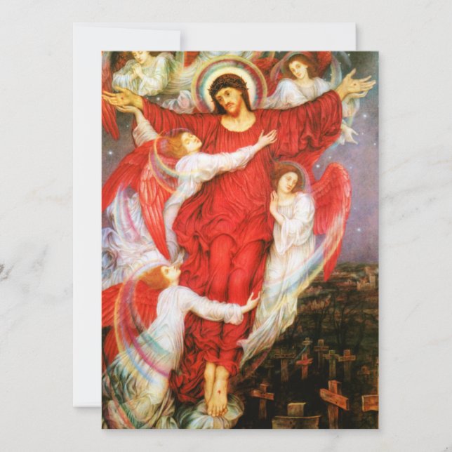 Carte Croix Rouge (Crucifixion de Jésus-Christ) (Devant)
