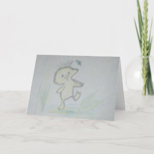 Carte croquis de canard